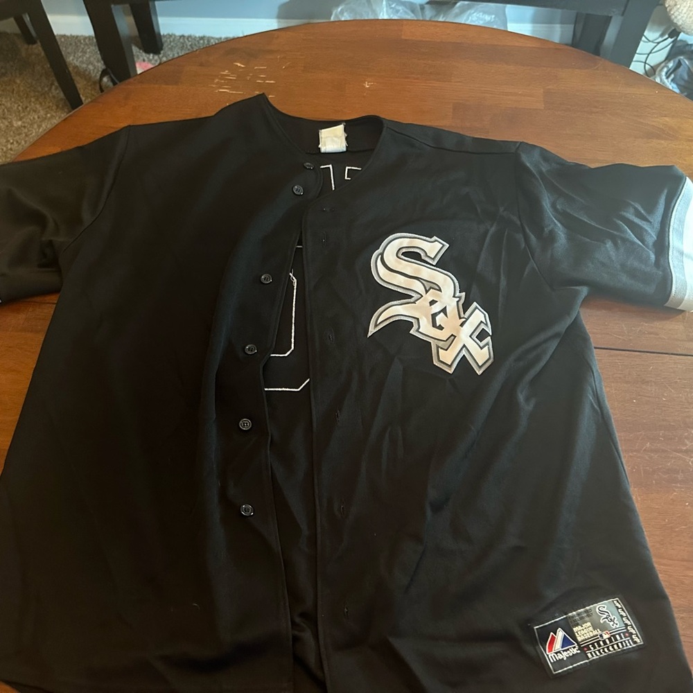 Black White Sox Jersey